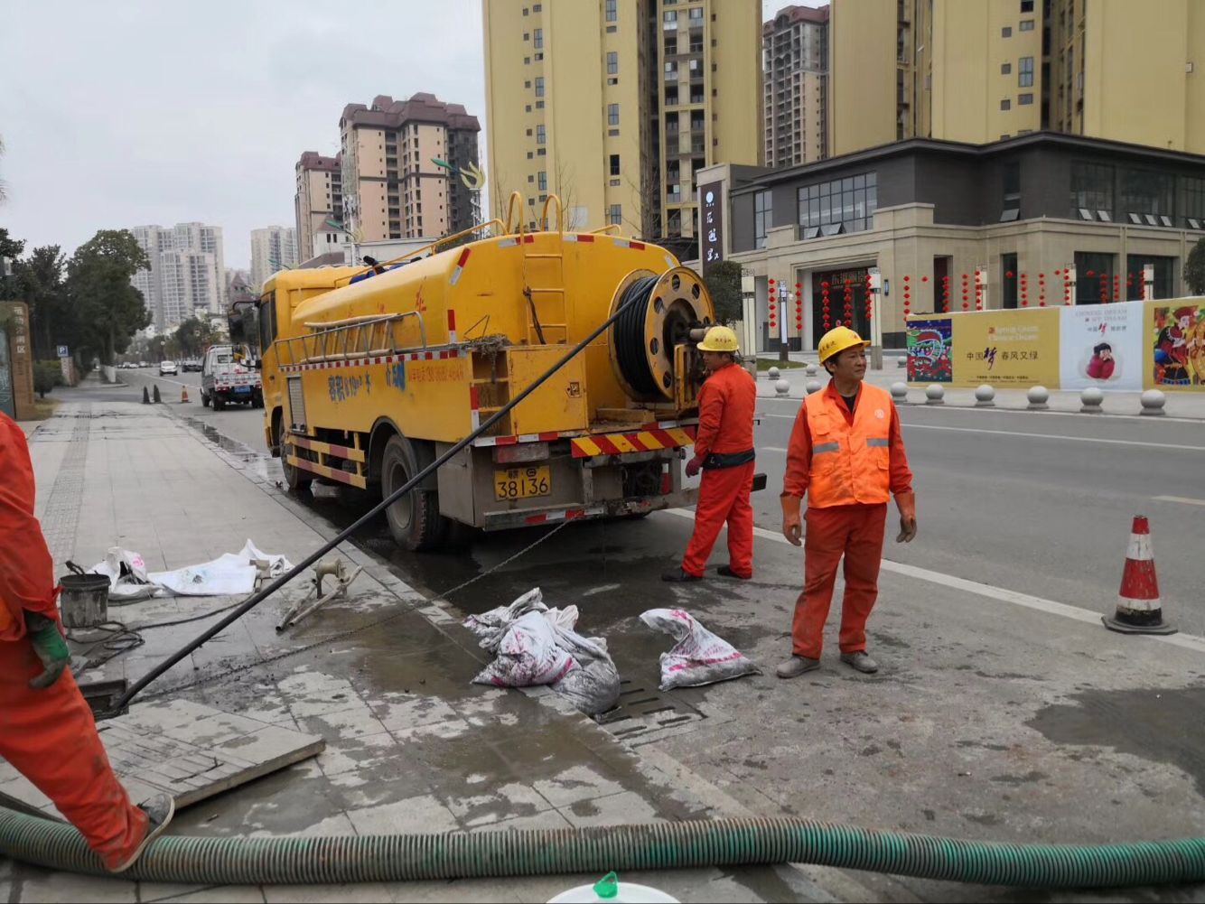 龙岩排污管道清淤-管道清洗